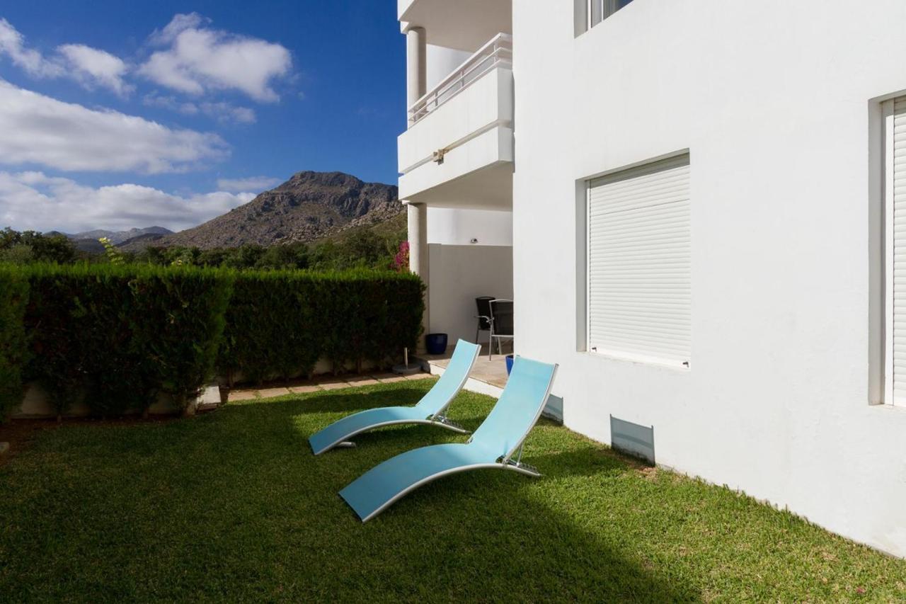 Ground Floor With Private Garden Bellresguard Leilighet Port de Pollença Eksteriør bilde